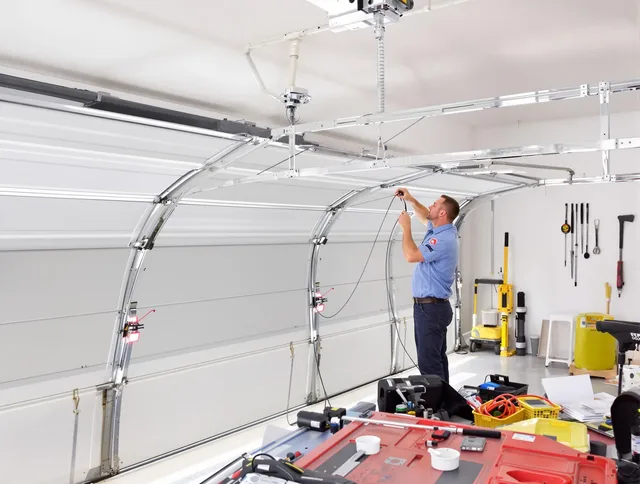 Garage door cable repair service by Poinciana Garage Door Repair in Poinciana