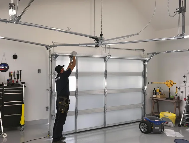 Poinciana Garage Door Repair certified team performing precision garage door installation in Poinciana