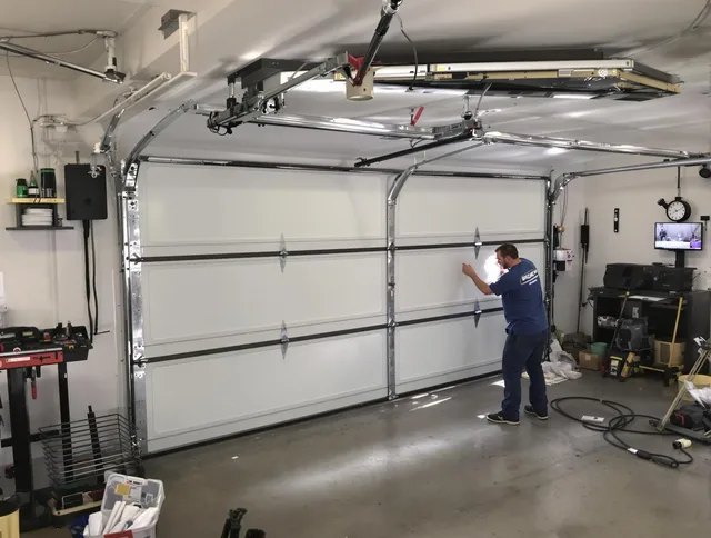 Professional garage door repair service by Poinciana Garage Door Repair in Poinciana