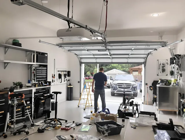 Garage door opener installation by Poinciana Garage Door Repair in Poinciana