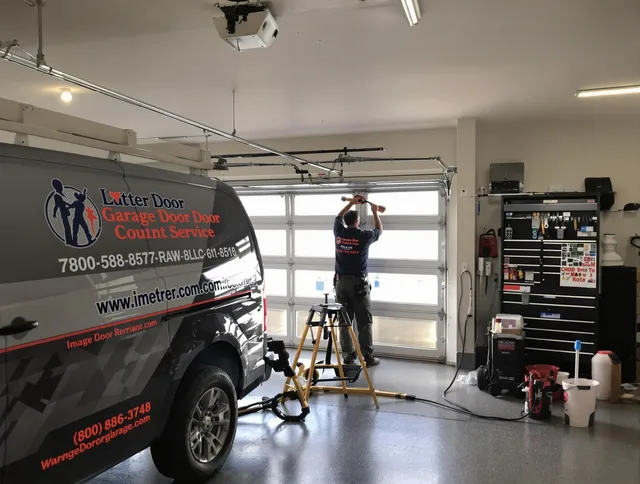 Poinciana Garage Door Repair team performing same-day garage door repair in Poinciana